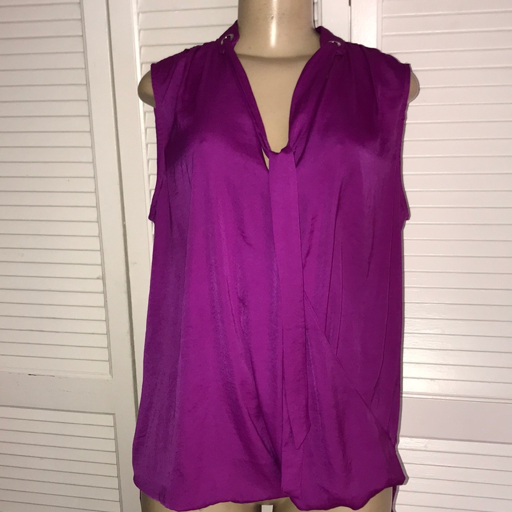 Jennifer Lopez women top size large color purple - Picture 1 of 8